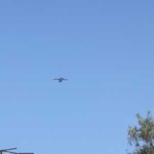 طائرات في سماء غزة_أرشيف