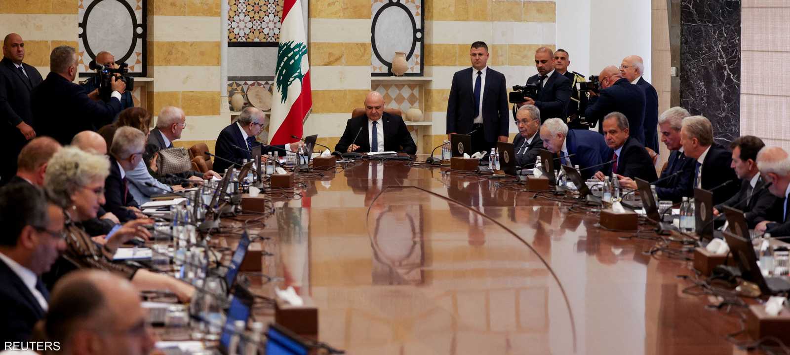 اجتماع الحكومة اللبنانية لمناقشة حصر السلاح بيد الدولة