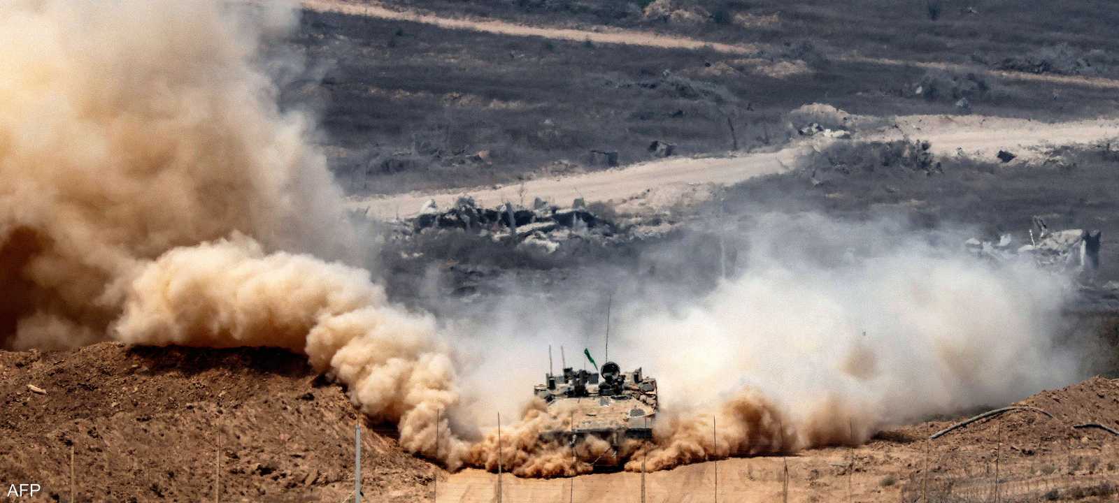 دبابة إسرائيلية على الحدود مع غزة.. أرشيفية