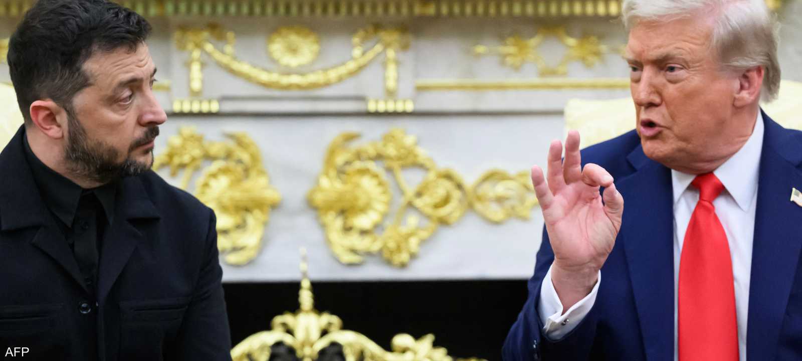 الرئيس الأميركي ترامب والأوكراني زيلينسكي
