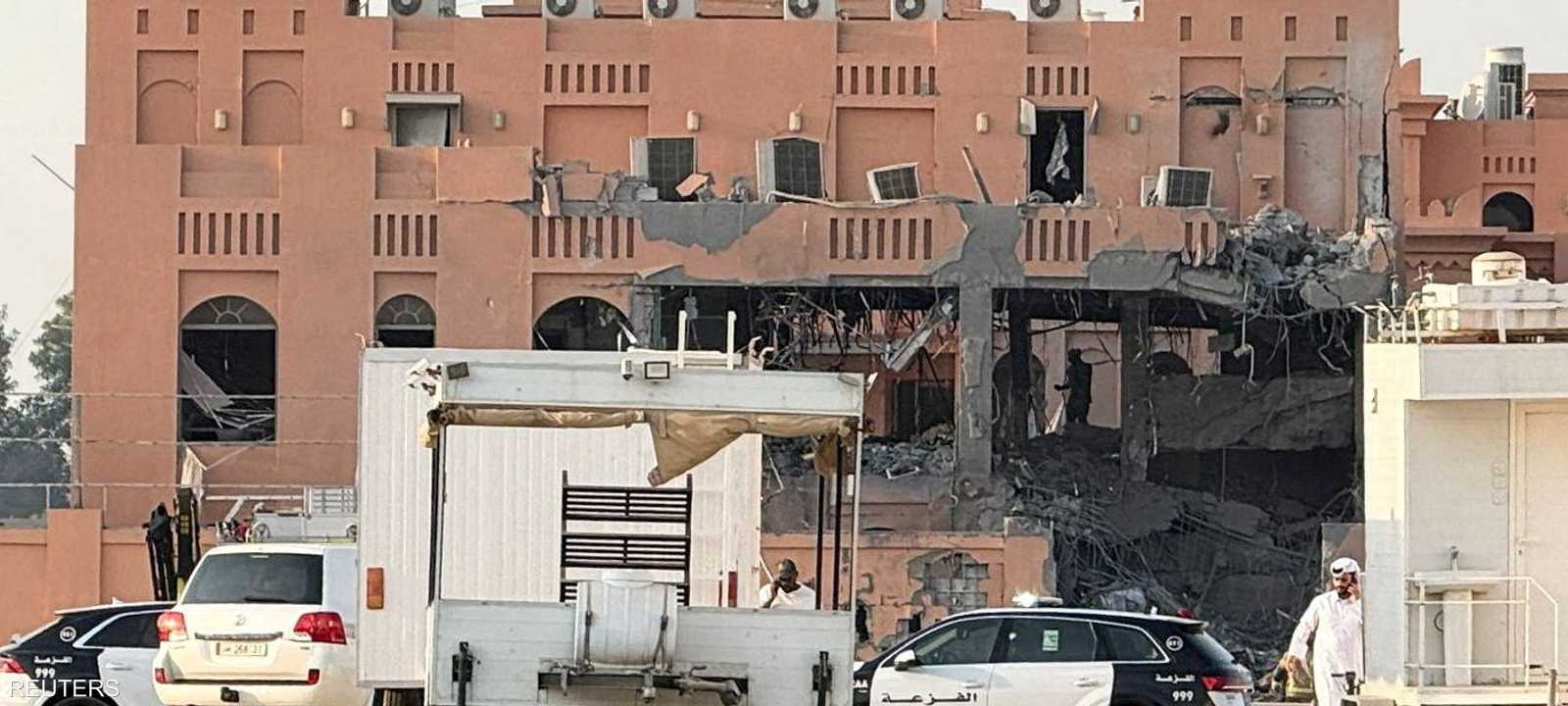 المبنى المستهدف في الدوحة