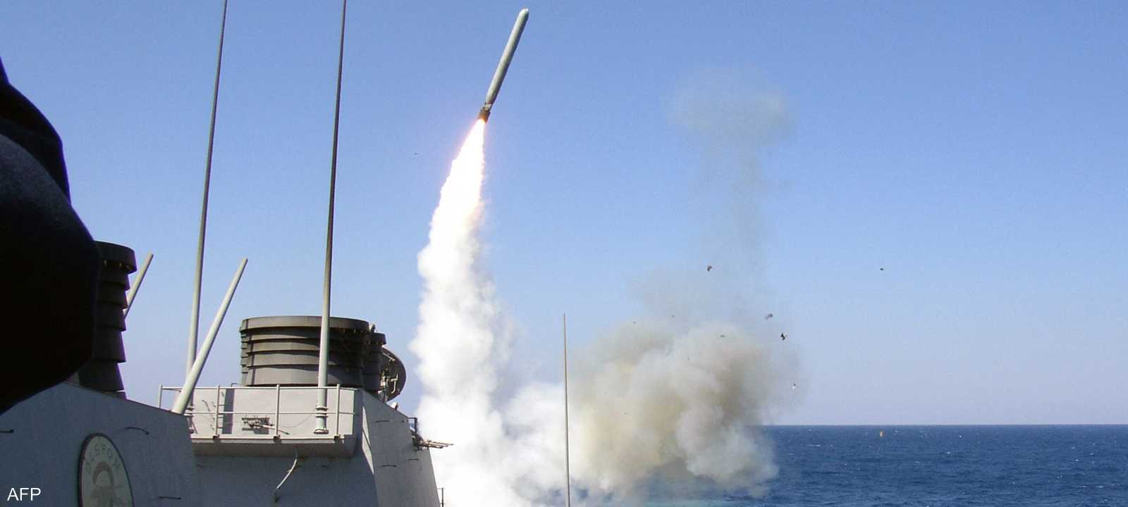 أرشيفية لإطلاق صاروخ من نوع "توماهوك"