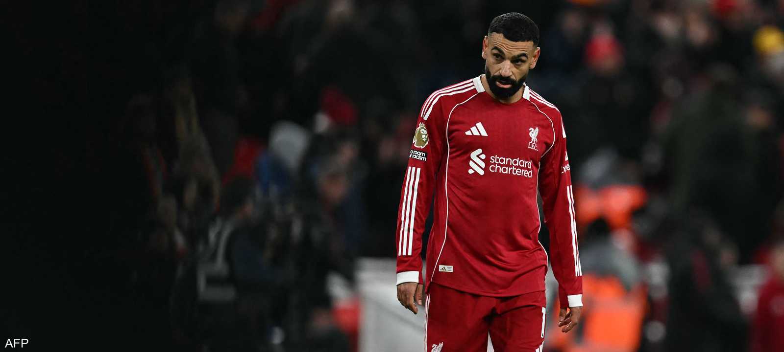 محمد صلاح شارك كبديل في الشوط الثاني