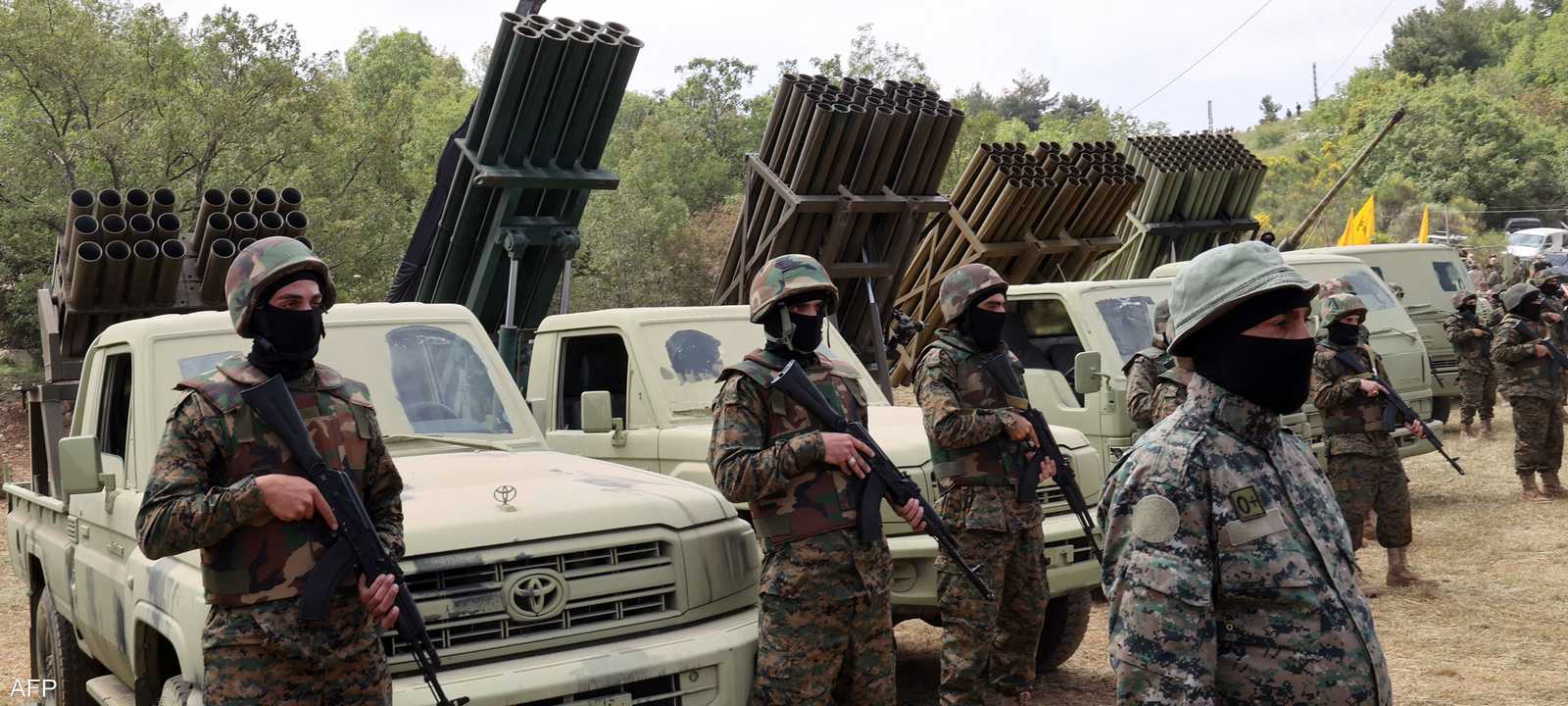 أرشيفية لمقاتلين في حزب الله اللبناني