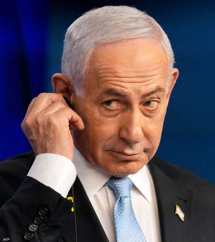 رئيس الوزراء الإسرائيلي بنيامين نتنياهو