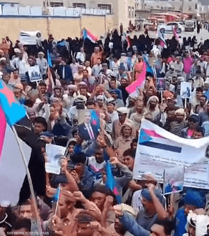 حشود جماهيرية في سقطرى تأييدا للمجلس الانتقالي الجنوبي