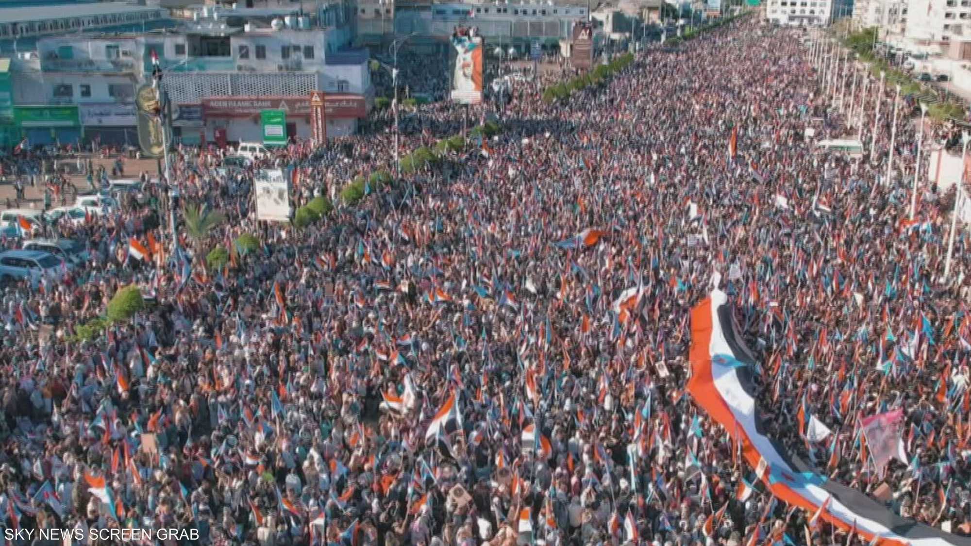 جنوب اليمن.. تظاهرات دعما للمجلس الانتقالي