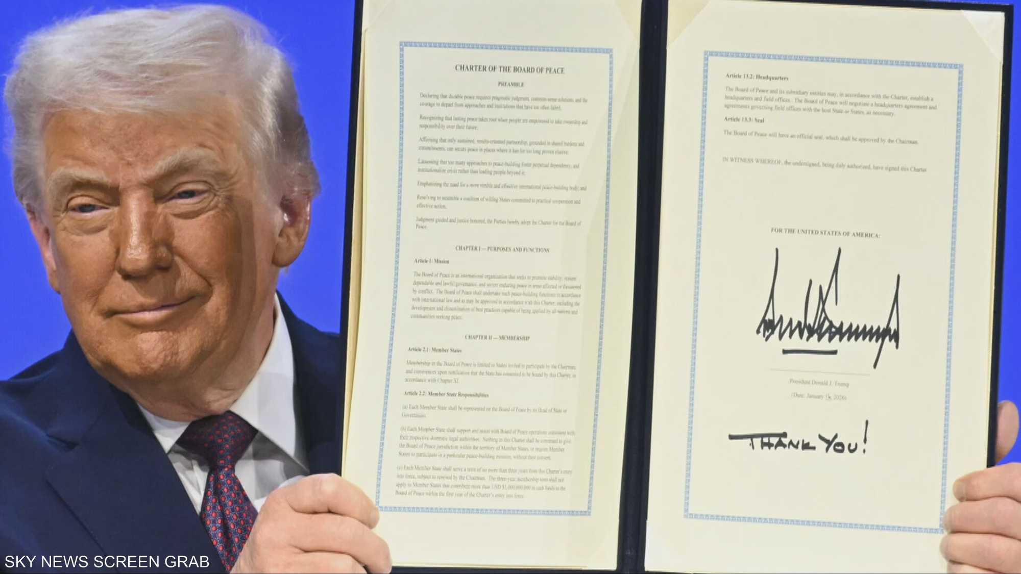 ترامب يطلق مجلس السلام في دافوس