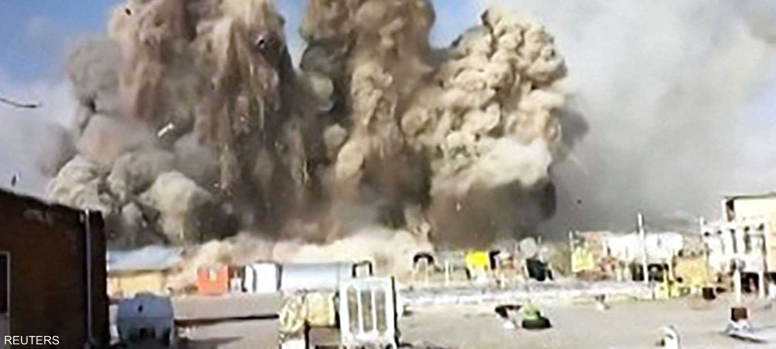 قصف أميركي لموقع في إيران