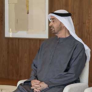 الشيخ محمد بن زايد لدى استقباله هاكان فيدان