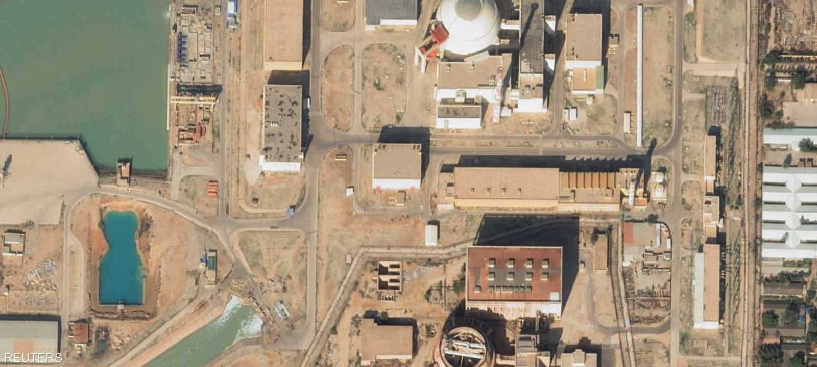 محطة بوشهر من الفضاء في لقطة أرشيفية