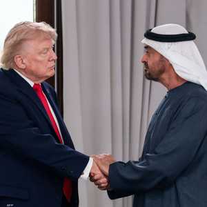 رئيس دولة الإمارات يلتقي ترامب في قمة الـ7