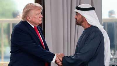 الشيخ محمد بن زايد وترامب