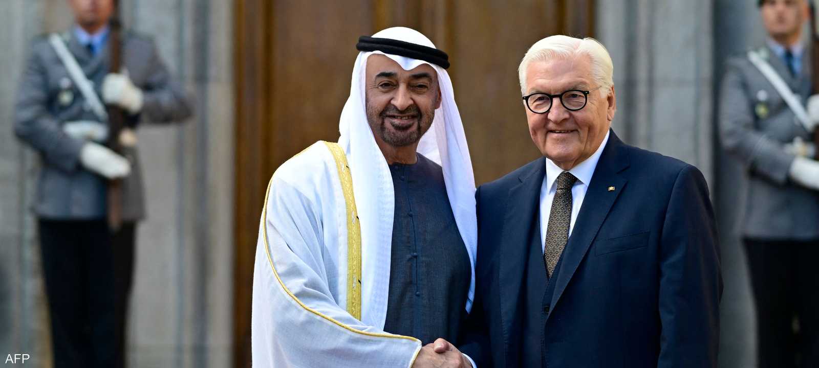 رئيس ألمانيا والشيخ محمد بن زايد