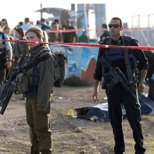 من عملية طعن سابقة في الضفة الغربية المحتلة- أرشيفية