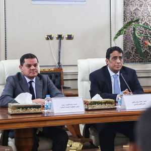 محمد المنفي وعبد الحميد دبيبة - أرشفية