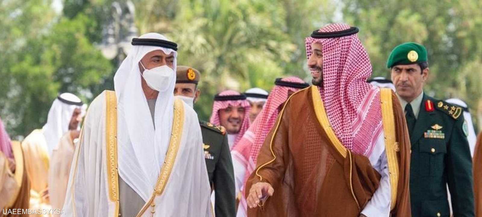 محمد بن سلمان مستقبلا محمد بن زايد.