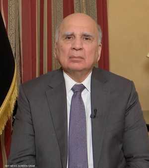 وزير الخارجية العراقي فؤاد محمد حسين