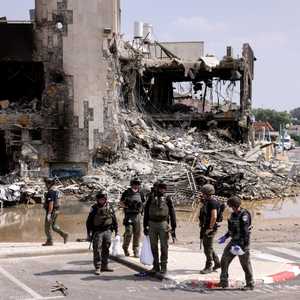 أرشيفية لمبنى تعرض لهجوم في سديروت بالأحداث الأخيرة