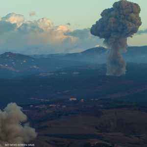 جانب من الضربات على جنوب لبنان