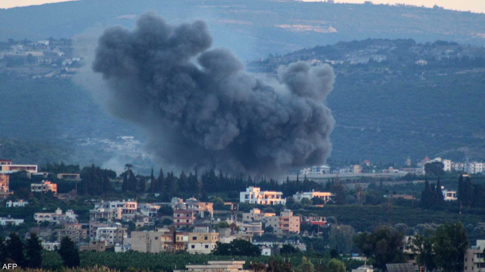 غارات إسرائيلية قرب مدينة صور اللبنانية