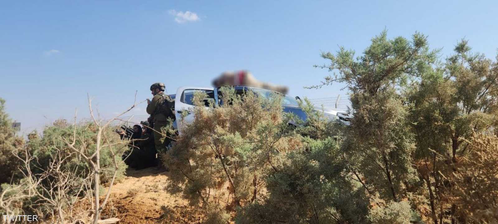 صورة لمقتل أحد المتسللين عبر الأردن