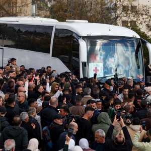 حافلة تقل فلسطينيين مفرج عنهم من السجون الإسرائيلية