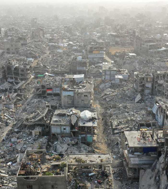 آثار الدمار الكبير في قطاع غزة.. أرشيفية