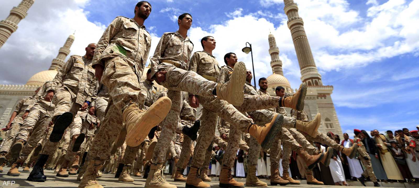 أرشيفية لمقاتلين حوثيين