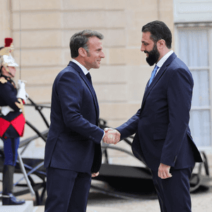 استقبال ماكرون للشرع