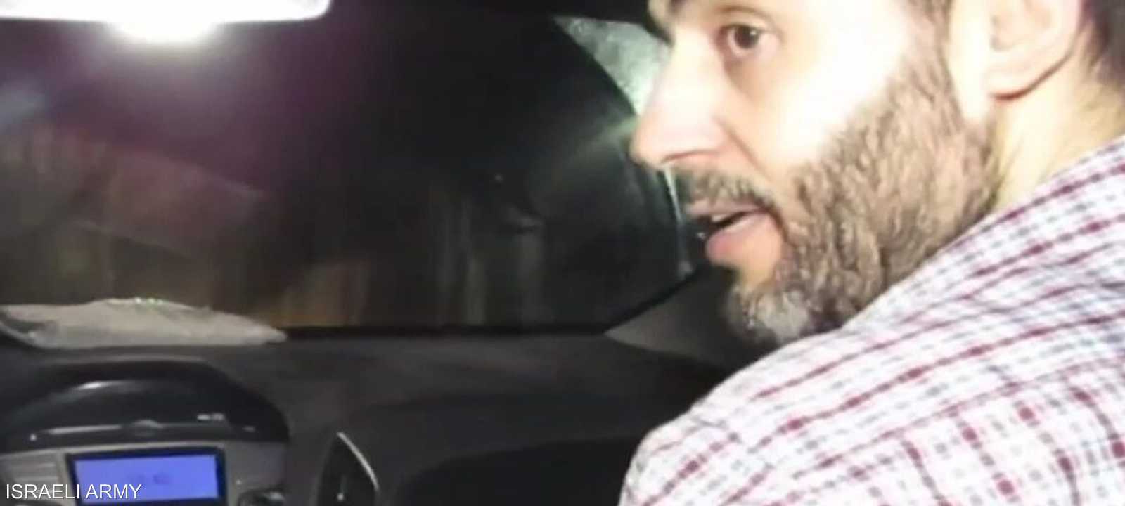 لقطة من فيديو نشرته إسرائيل لمحمد السنوار