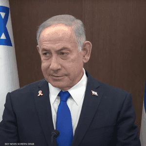 رئيس الوزراء الإسرائيلي بنيامين نتنياهو