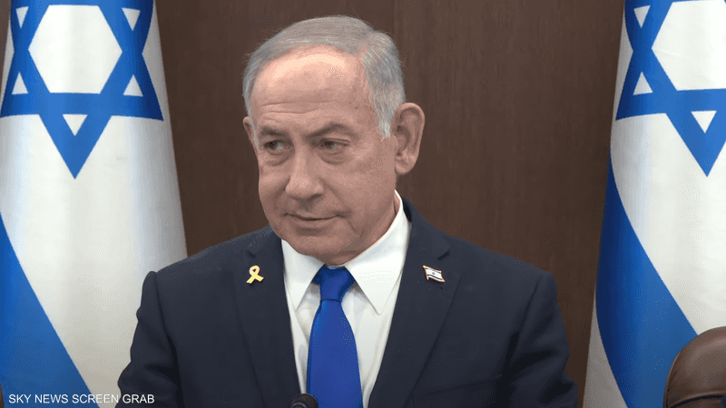 رئيس الوزراء الإسرائيلي بنيامين نتنياهو