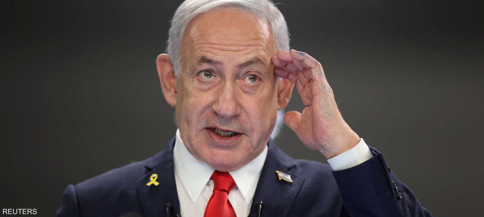 رئيس الوزراء الإسرائيلي بنيامين نتنياهو