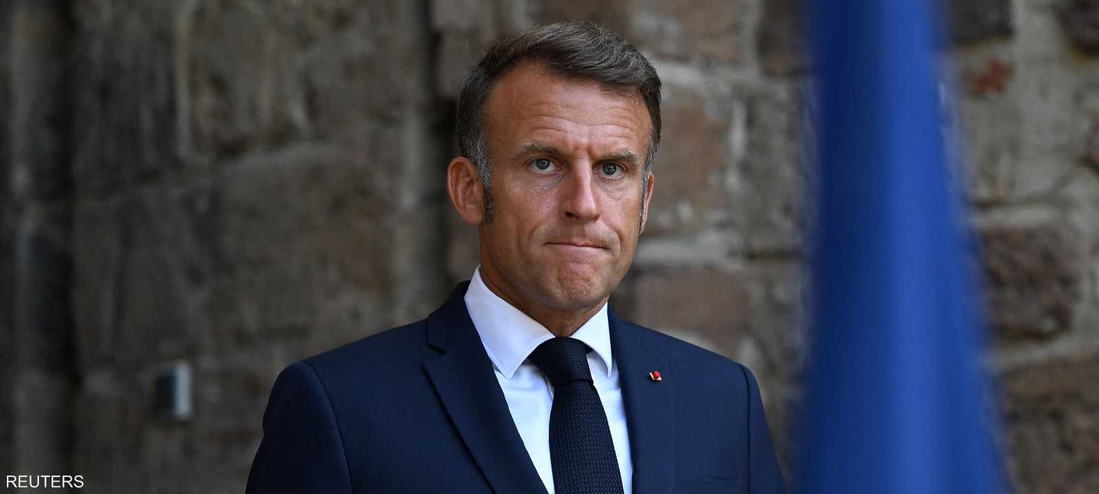 الرئيس الفرنسي إيمانويل ماكرون