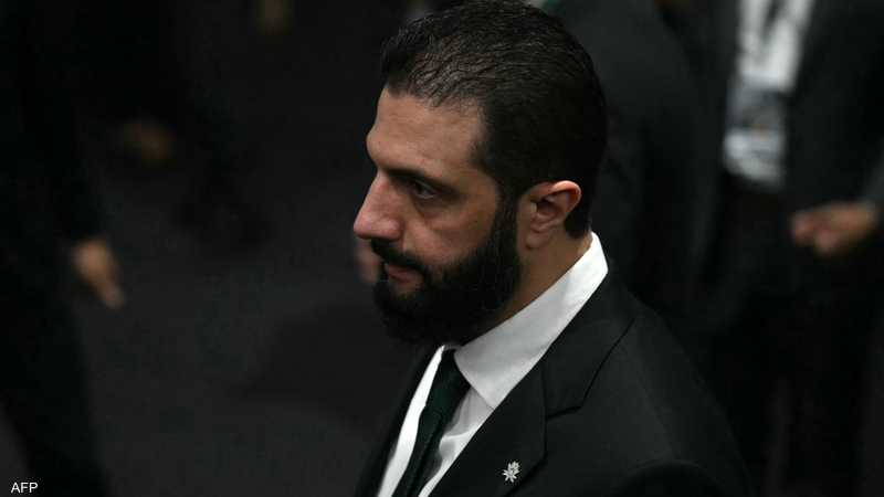 الرئيس السوري أحمد الشرع