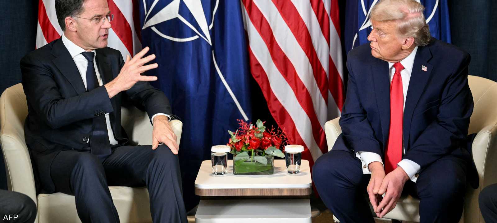 روته التقى ترامب في دافوس