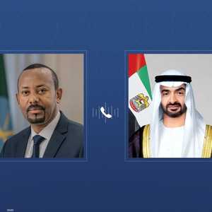 الشيخ محمد بن زايد وآبي أحمد