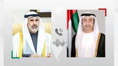 وزيرا خارجية الإمارات والكويت يبحثان المستجدات الإقليمية