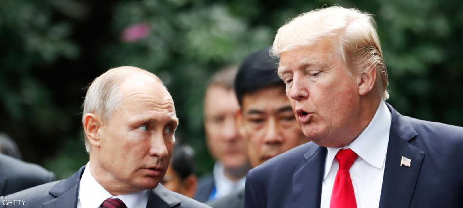 الرئيسان ترامب وبوتين