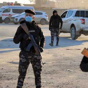 عناصر من "قسد" في محيط سجن غويران في الحسكة