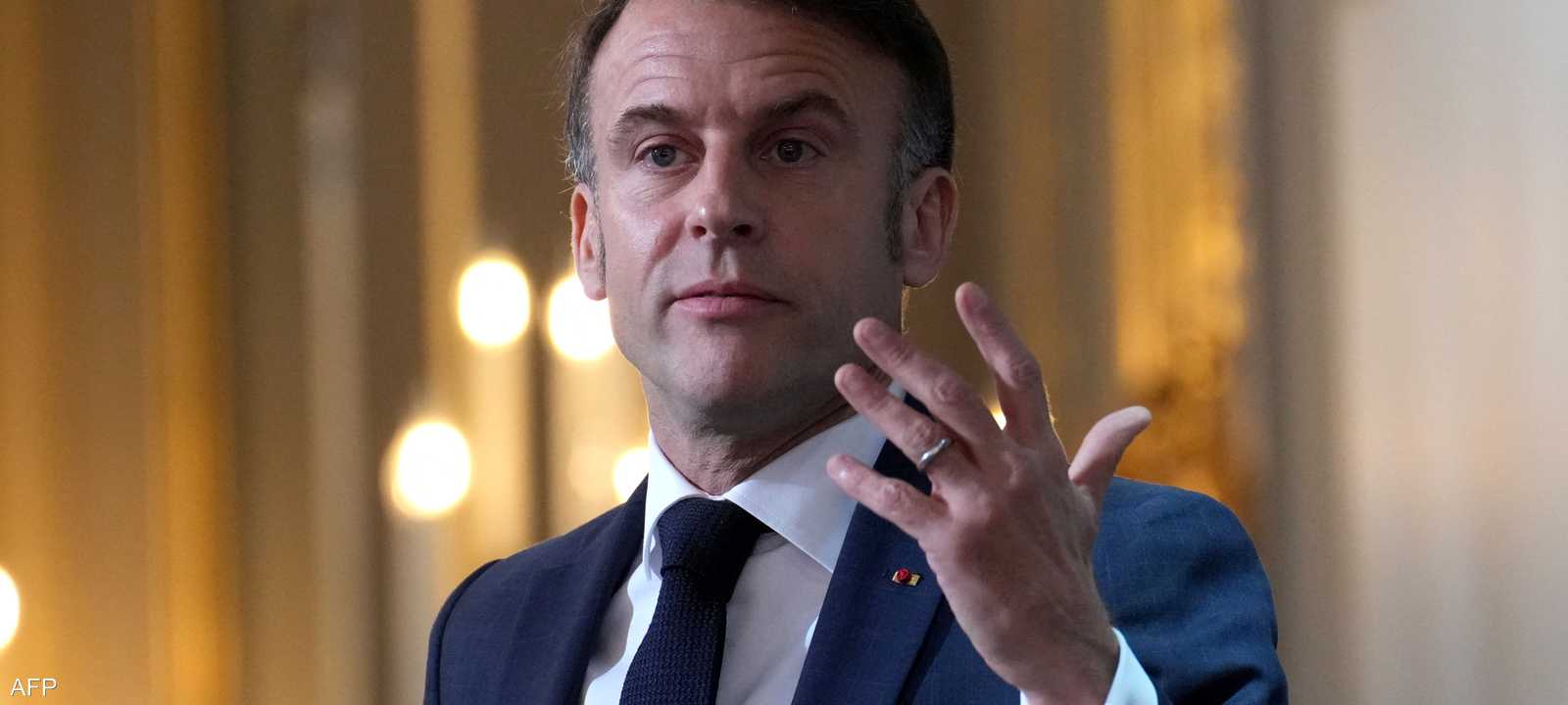 الرئيس الفرنسي إيمانويل ماكرون