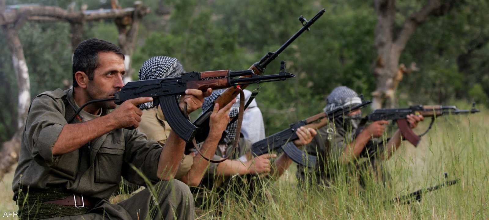 مقاتلون من حزب العمال الكردستاني