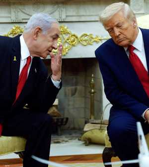 دونالد ترامب وبنيامين نتنياهو