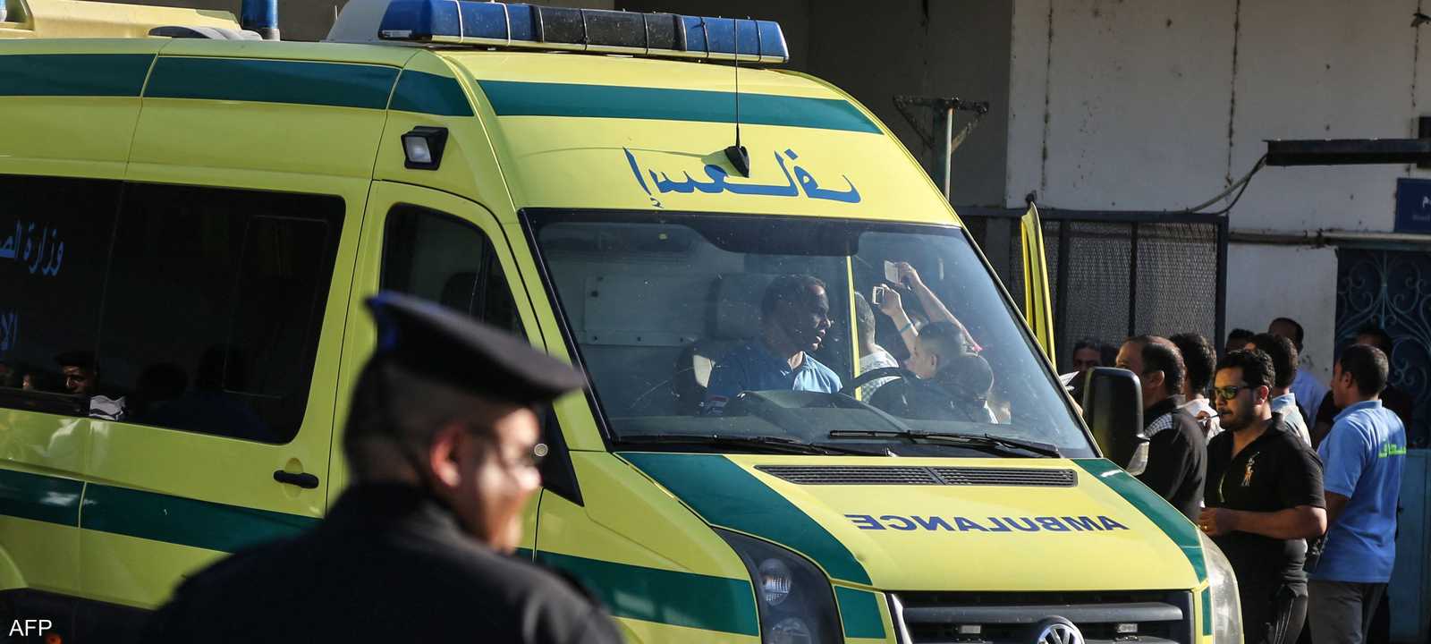 أرشيفية لسيارة إسعاف في مصر