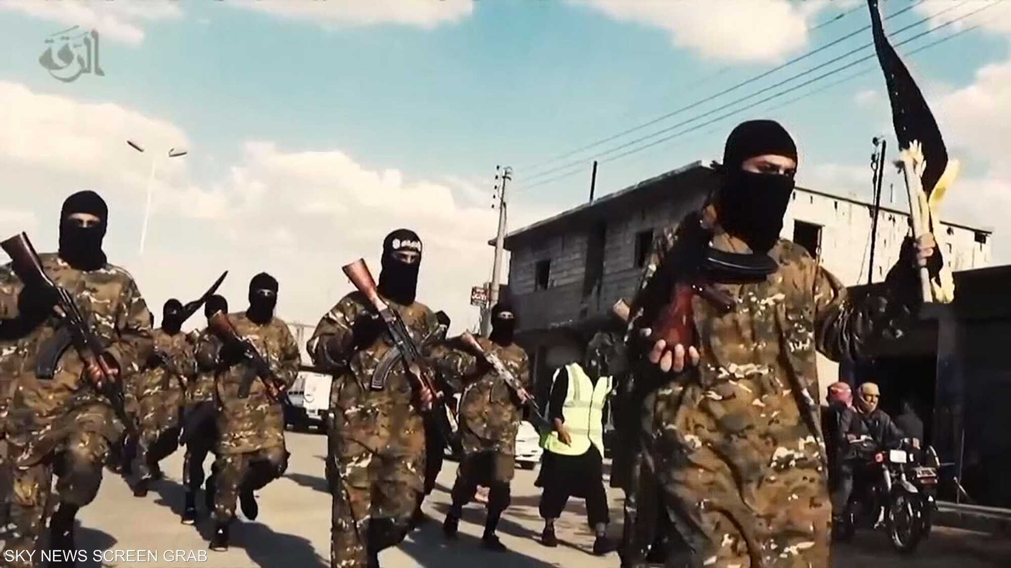 عناصر من تنظيم داعش في سوريا_أرشيف